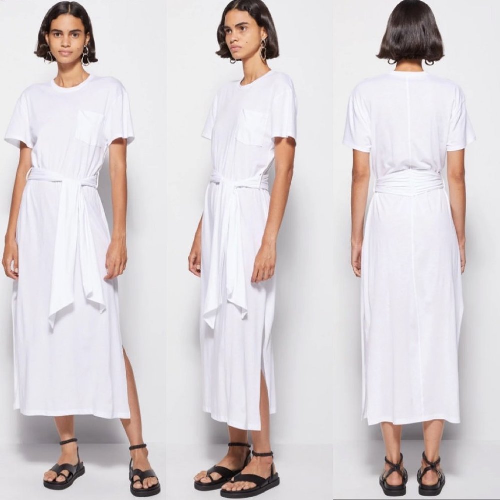 Jonathan simkhai sara organic cotton t shirt midi dress FINAL PRICE NO OFFERS